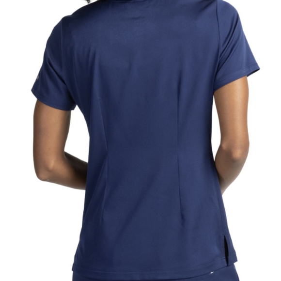 Healing Hands Mariah Knit Side Rib V-Neck Top (S) - Picture 5 of 6